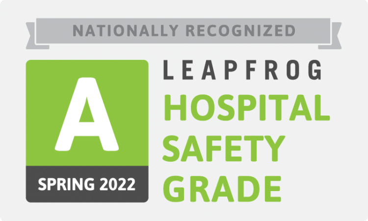 Portneuf Medical Center Nationally Recognized with an ‘A’ Leapfrog Hospital Safety Grade